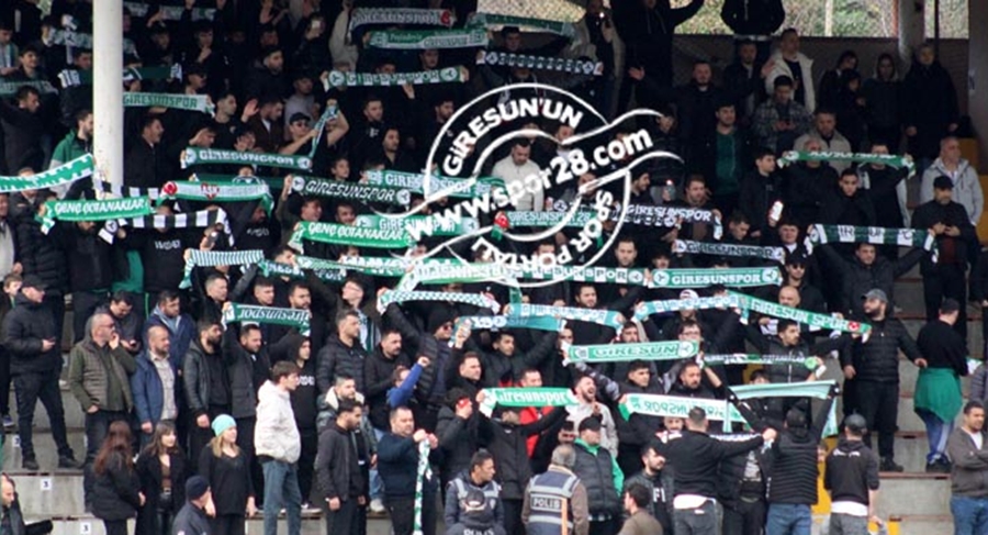 Derbiyi sadece Giresunspor taraftarı