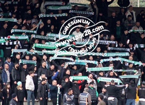 Derbiyi sadece Giresunspor taraftarı
